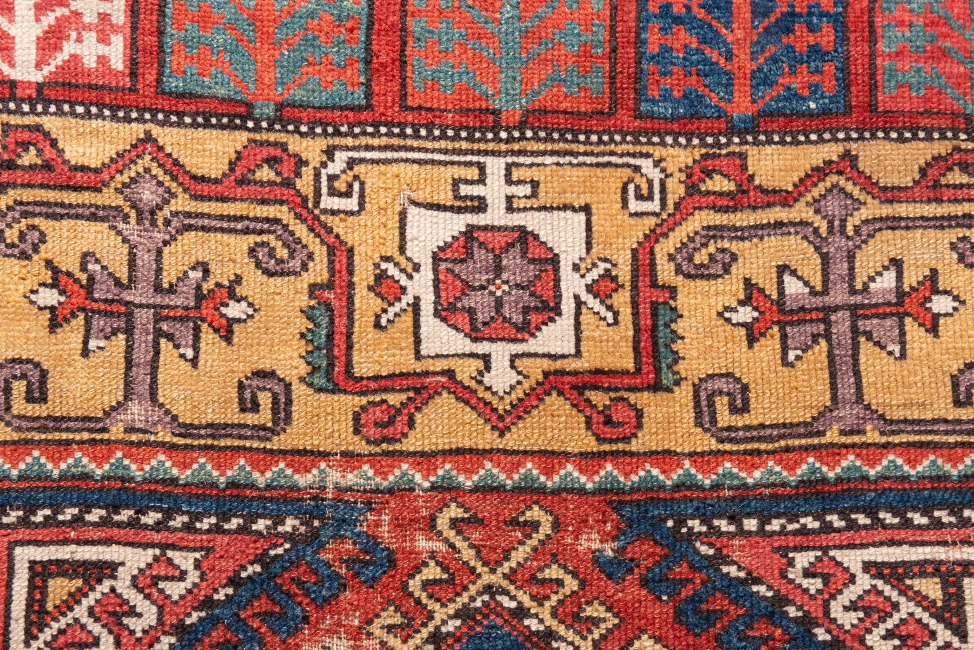 Fragment of Antique Konya Carpet For Sale 1