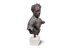 "Fragment of Hermes" Bronze Bust Sculpture by Sabin Howard, 2005
