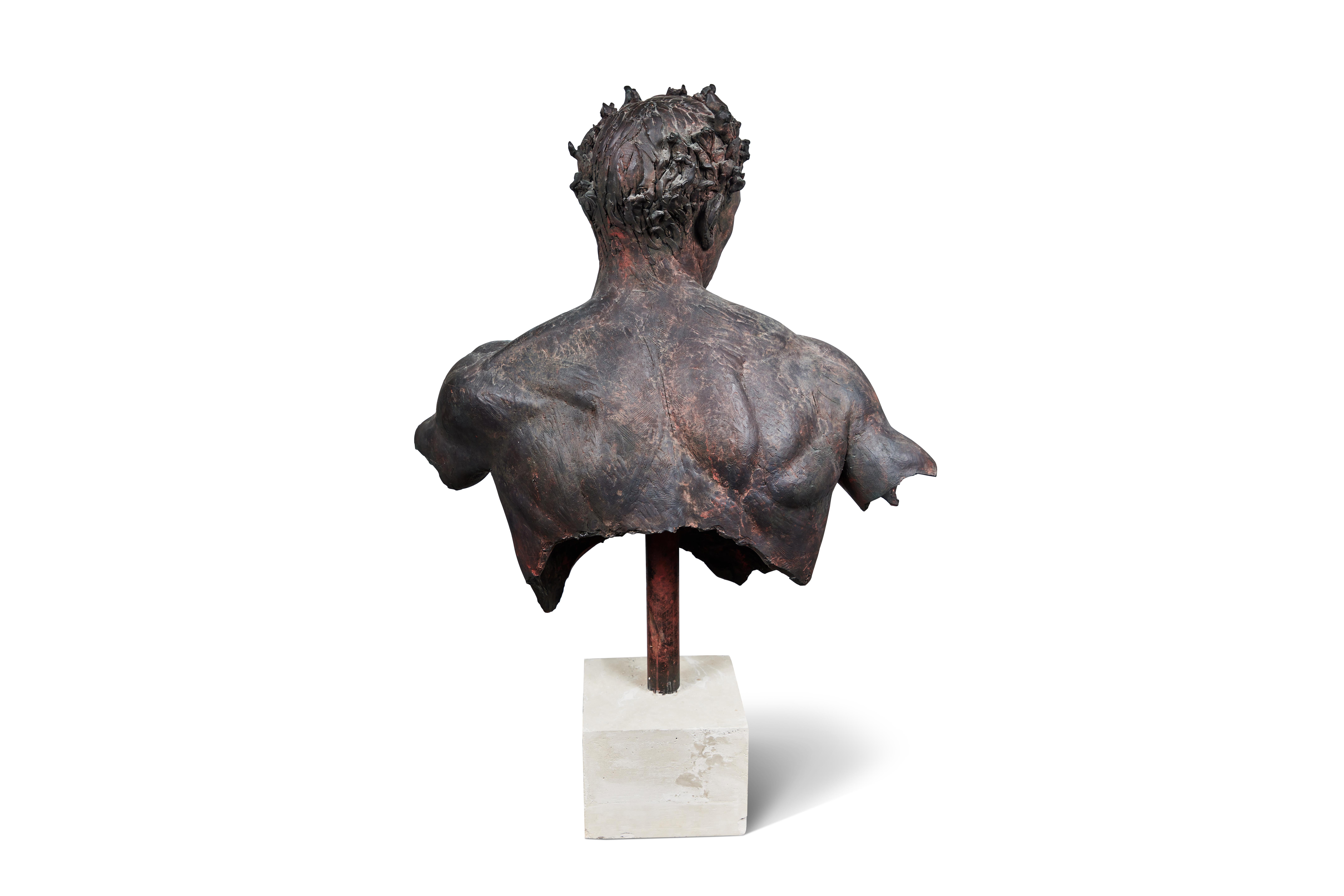 Américain Sculpture de buste en bronze « Fragment of Hermès » de Sabin Howard, 2005 en vente