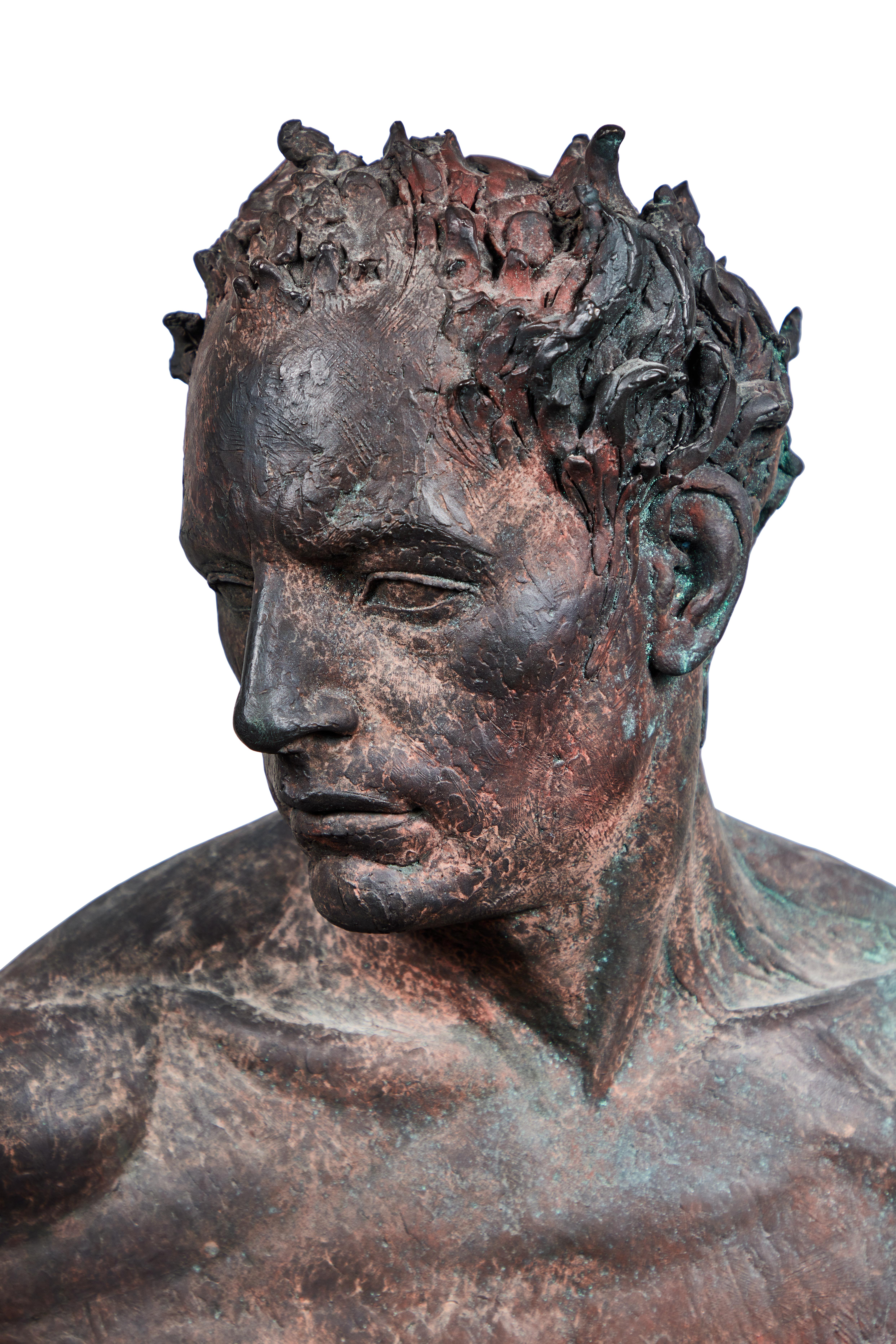 Sculpture de buste en bronze « Fragment of Hermès » de Sabin Howard, 2005 Bon état - En vente à Pasadena, CA