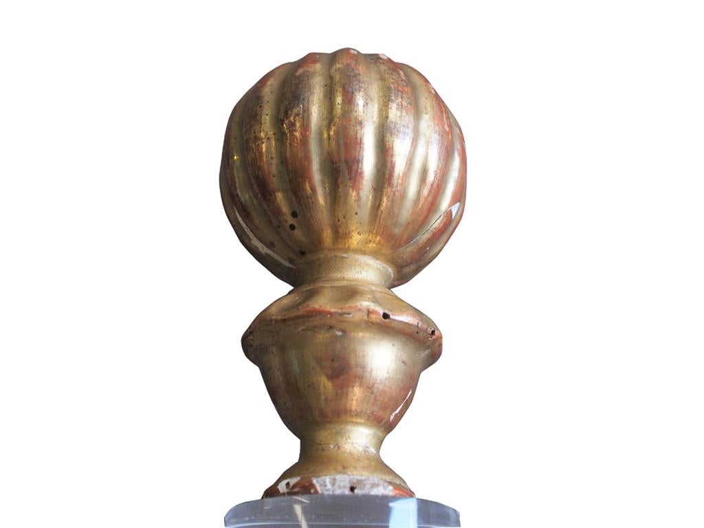 Painted Antique Finial 