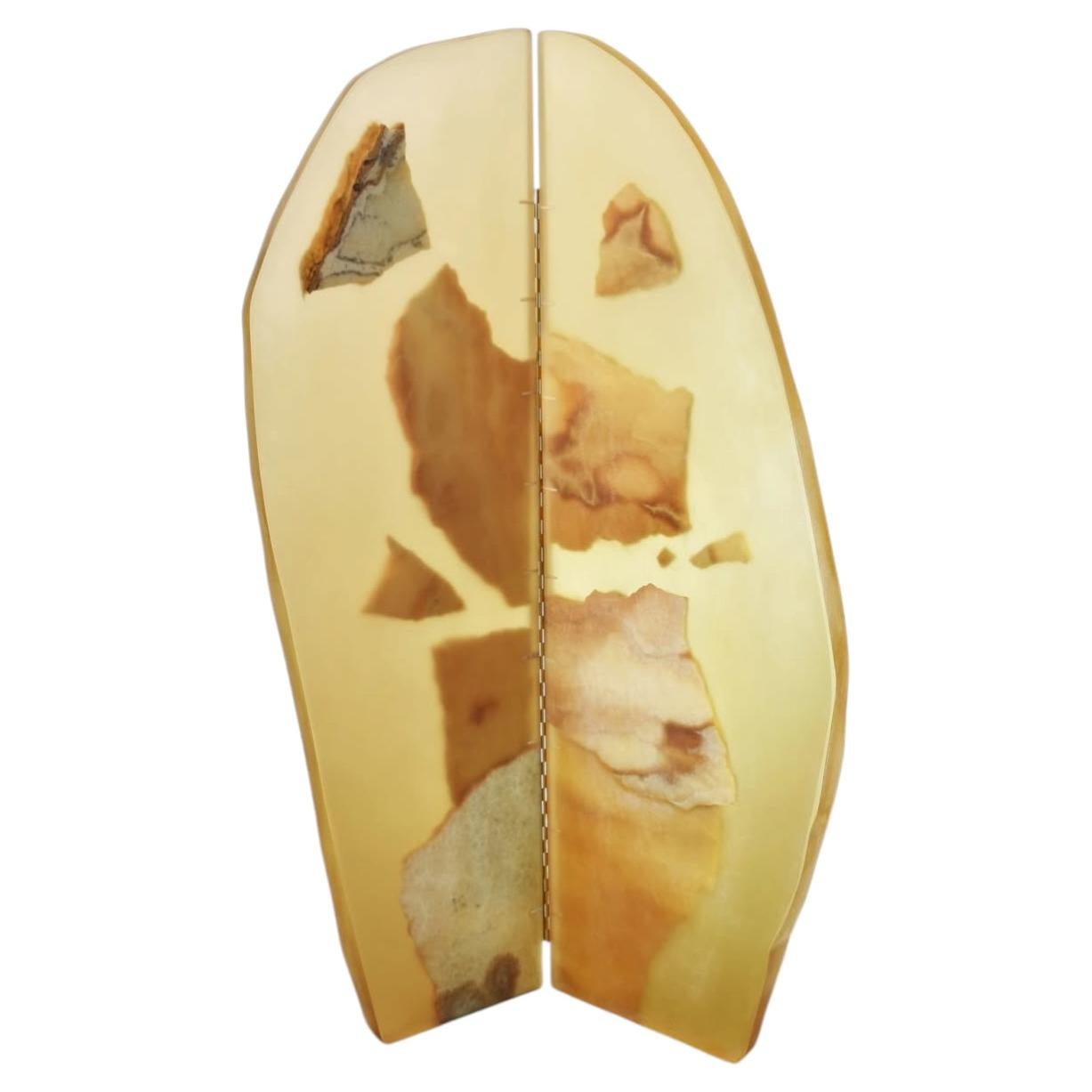 Fragment Room Divider in Resin & Marble by Fict Studio