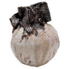 Vase Fragment de lune sculpté