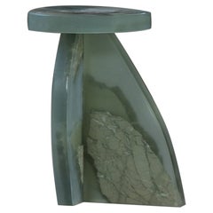 Fragment Side Table in Resin & Marble by Fict Studio