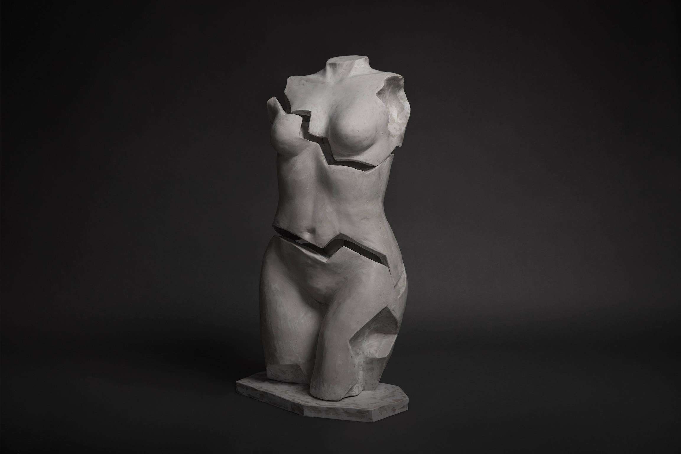 In continuity with her signature explorations of the female form, Marcela Cure introduces a new sculptural memento that sheds light upon the mulling yet beauteous intricacies in womanhood. Through hand-sculpted and hand-cast fragments that yield an