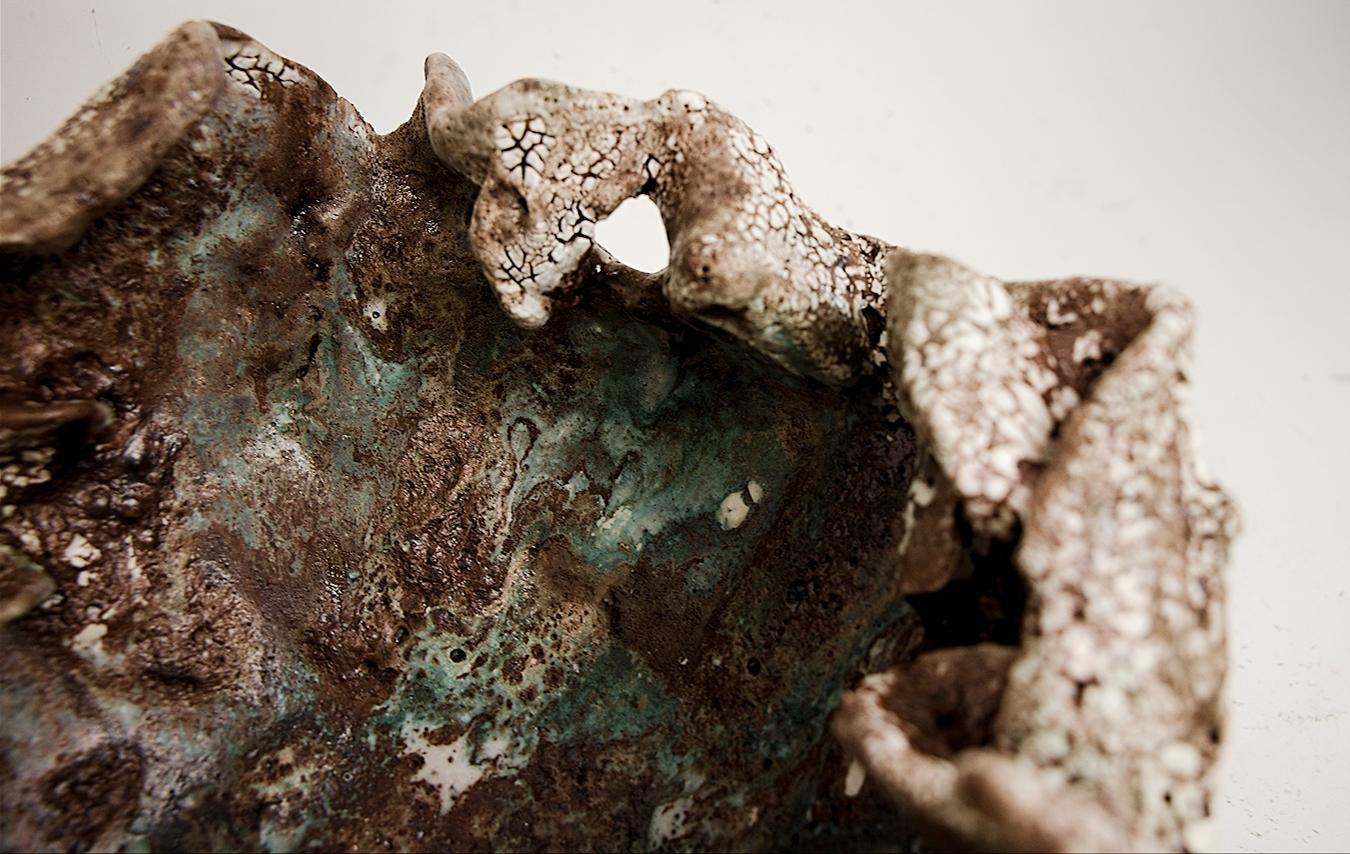 Fragments Brown Ancient Bowl For Sale 3