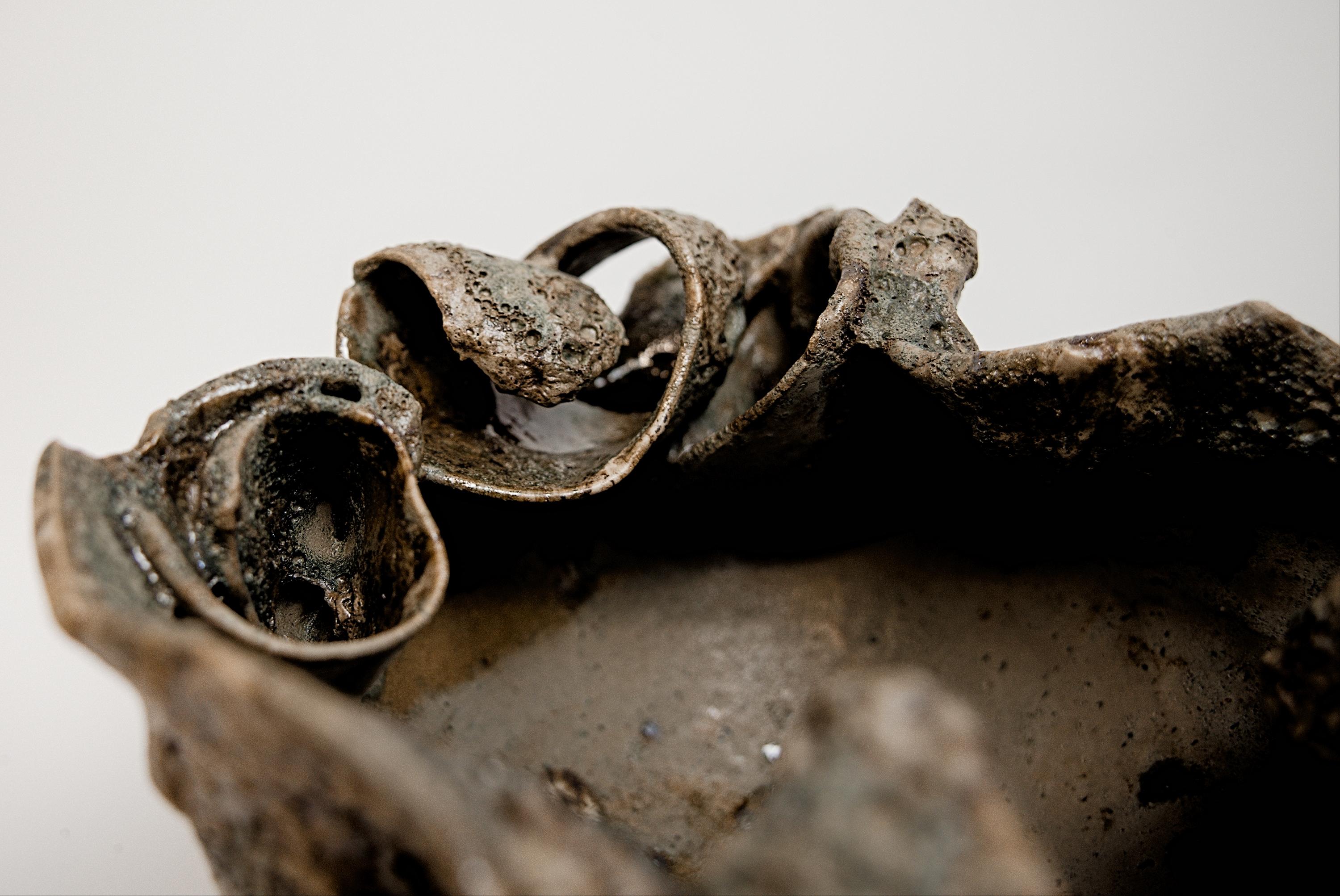 Fragments Green Ancient Bowl For Sale 8