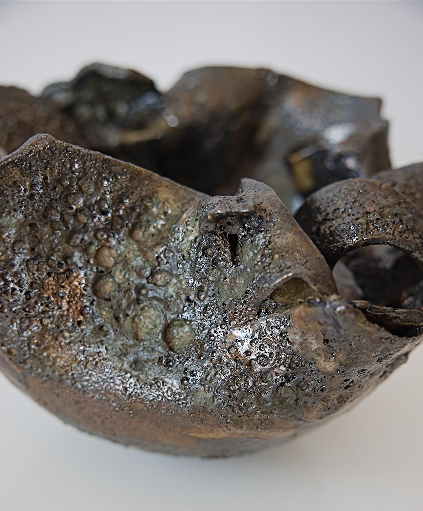American Fragments Green Ancient Bowl For Sale
