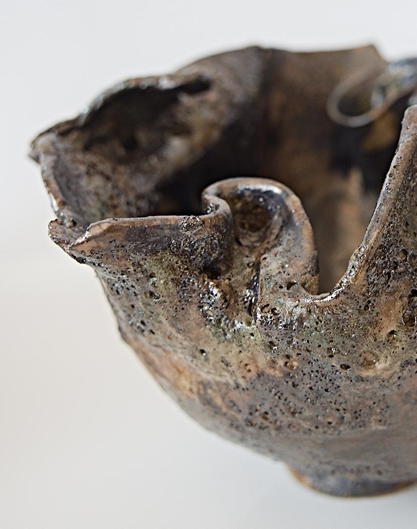 Contemporary Fragments Green Ancient Bowl For Sale
