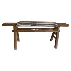 Fragments Identity Antique Hardwood Bench
