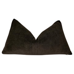 Cuscino reversibile in velluto e tessuto "Fragments Identity Luxe"