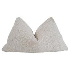 Fragments Identity Textural Natural Cotton Pillow