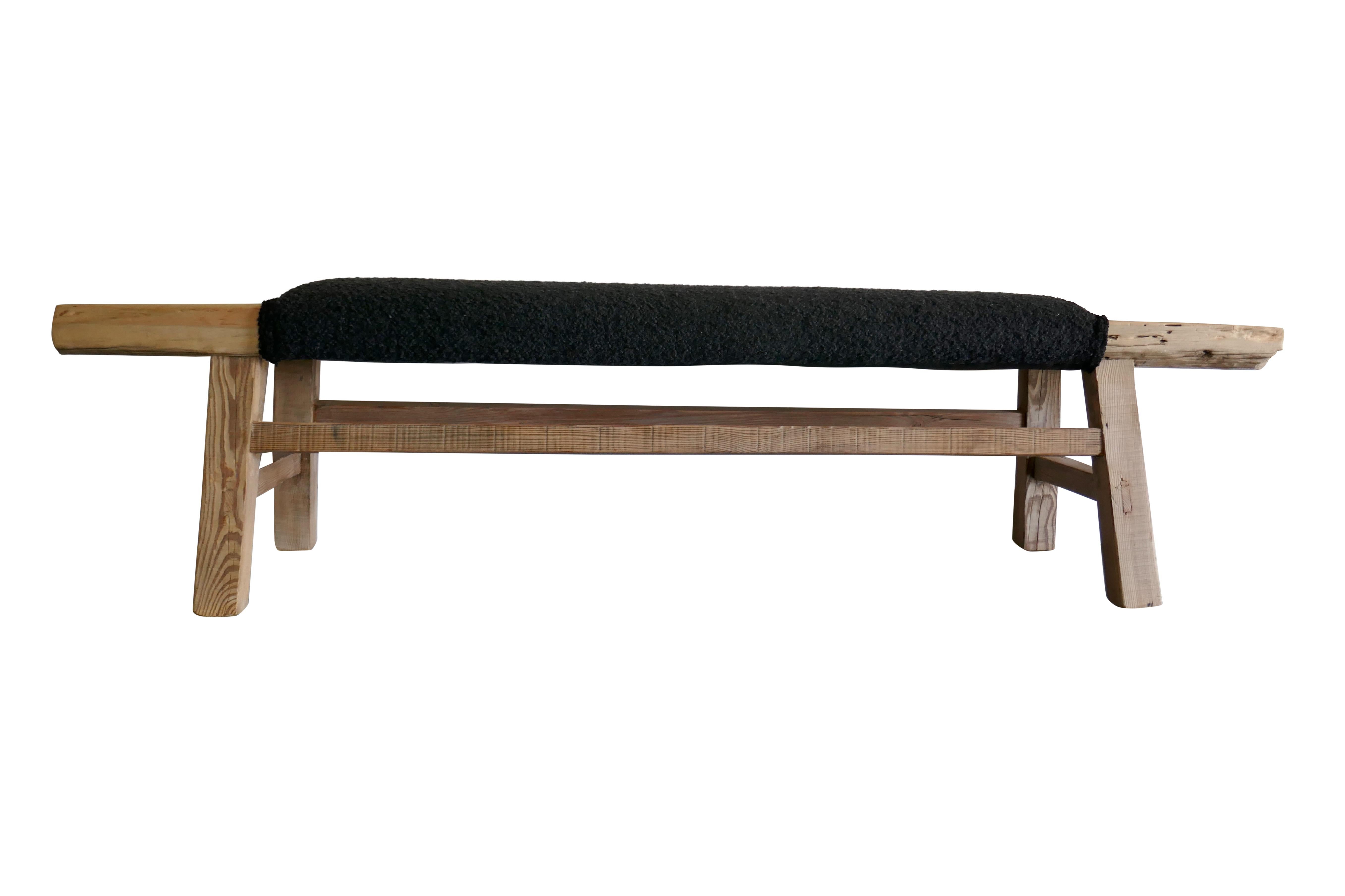 Un authentique banc Wabi Sabi Shandong de 75