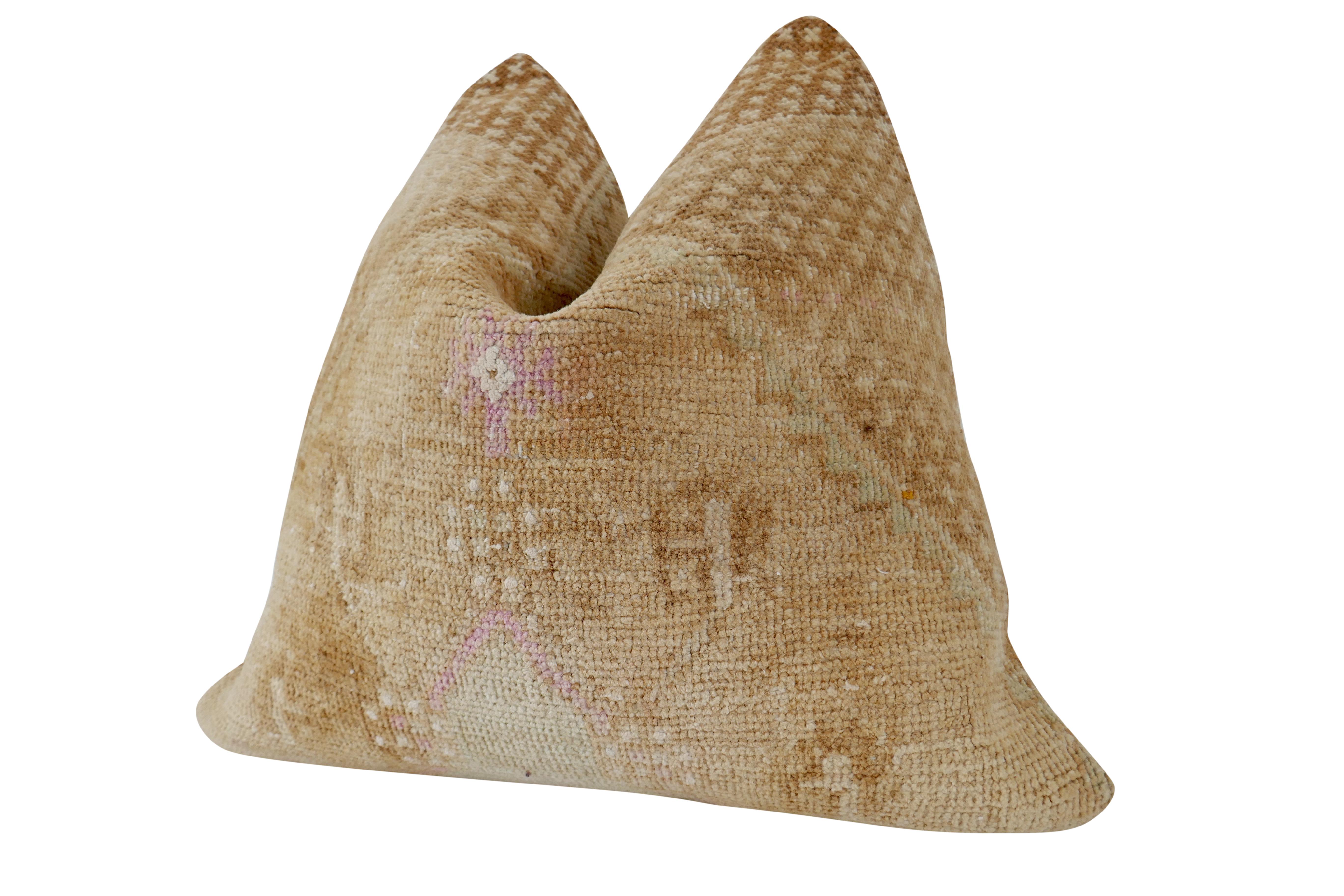 Turkish Fragments Identity Vintage Anatolian Kilim Wool Pillow / 24
