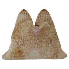 Fragments Identity Vintage Anatolian Kilim Wool Pillow / 24"x24"