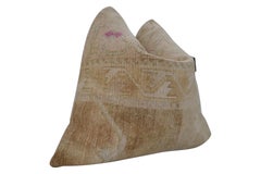 Fragments Identity Vintage Anatolian Kilim Wool Pillow (oreiller en laine)