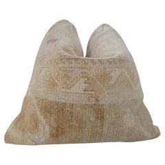 Fragments Identity Retro Anatolian Kilim Wool Pillow