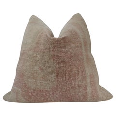 Fragments Identity Retro Berber Kilim Wool & Linen Pillow, 24"x24"