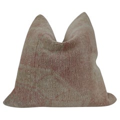 Fragments Identity Vintage Berber Kilim Wool & Linen Pillow, 24"x24"