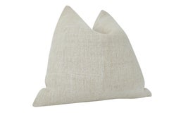 Fragments Identity Vintage Berber Tribal Handwoven Kilim Hemp/Wool Pillow