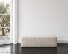 Fragments Identity Woven Diamond Cocktail Ottoman