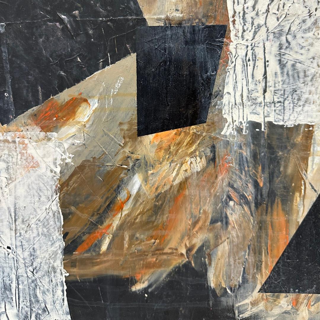 Contemporary “Fragments in Motion”by modern Thai artist Treerat Ngamsanit For Sale