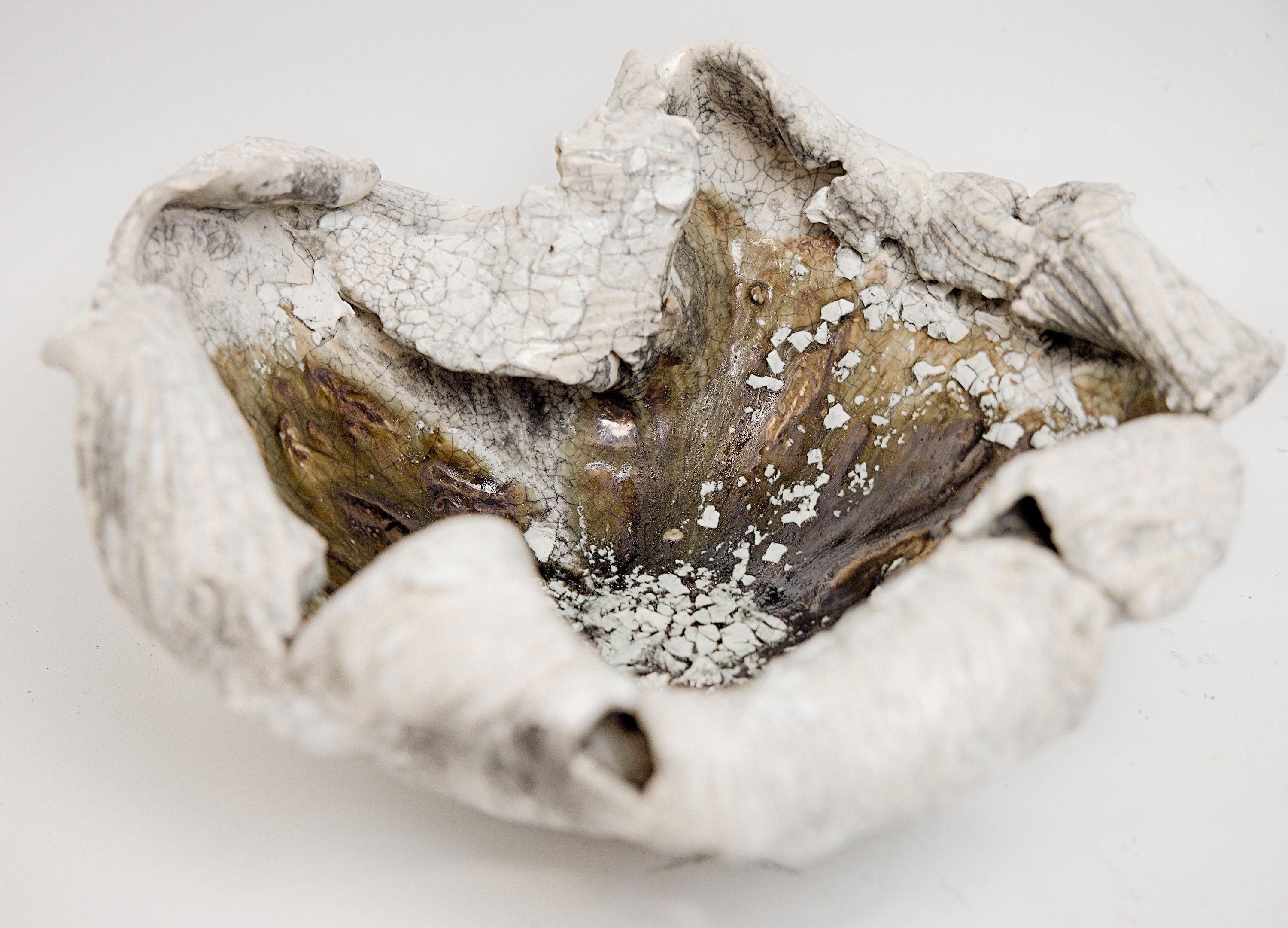 Fragments White Ancient Bowl In New Condition For Sale In Van Nuys, CA