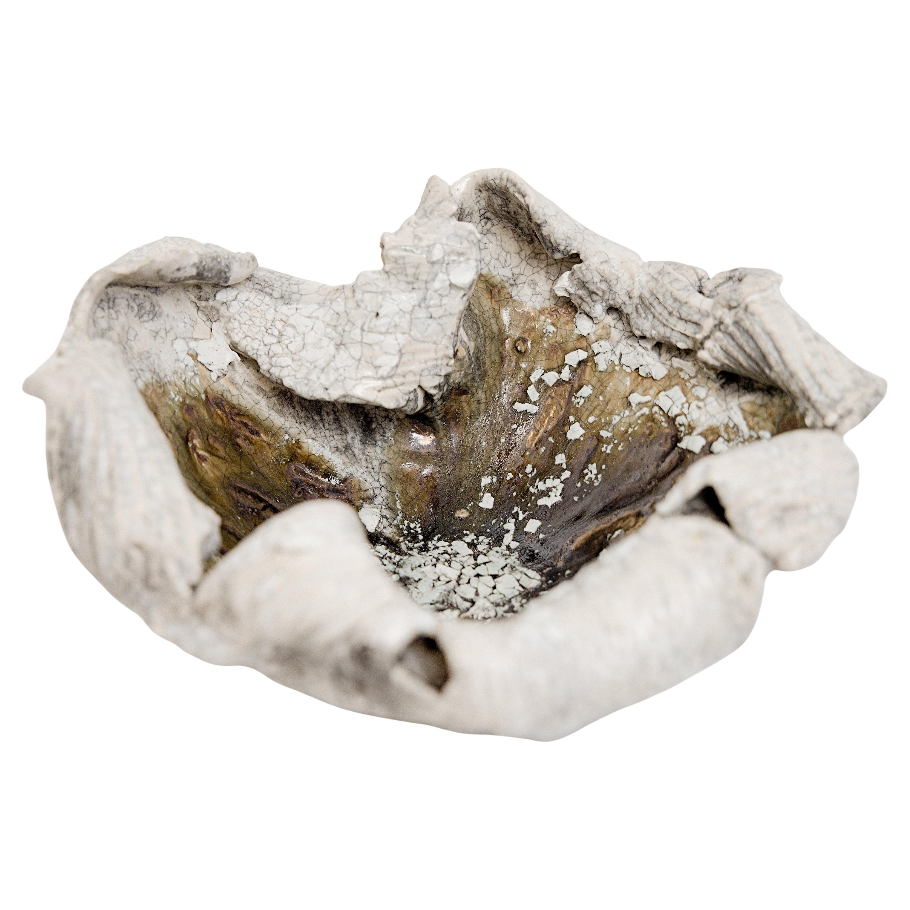 Fragments de bol ancien blanc