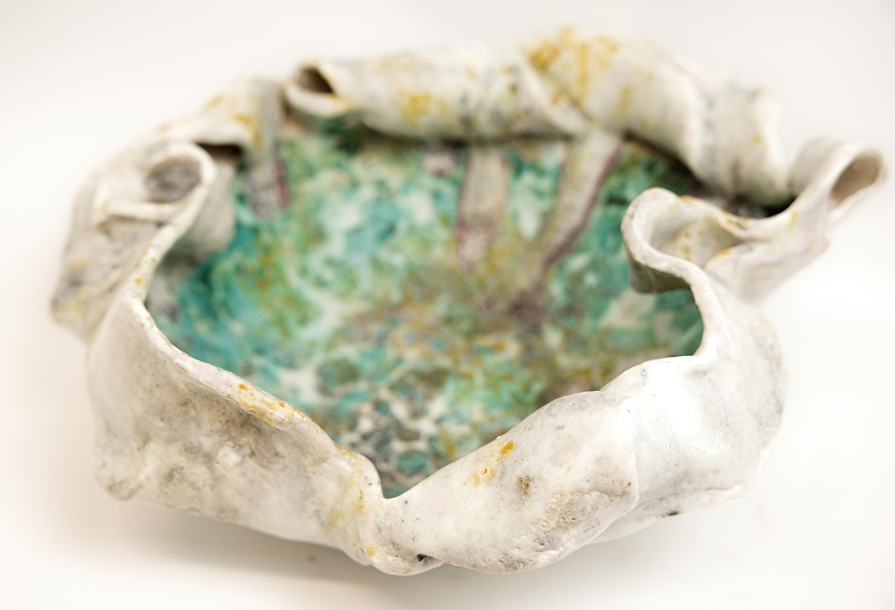 Fragmente White Ancient Bowl. Mehrfarbig (amerikanisch) im Angebot