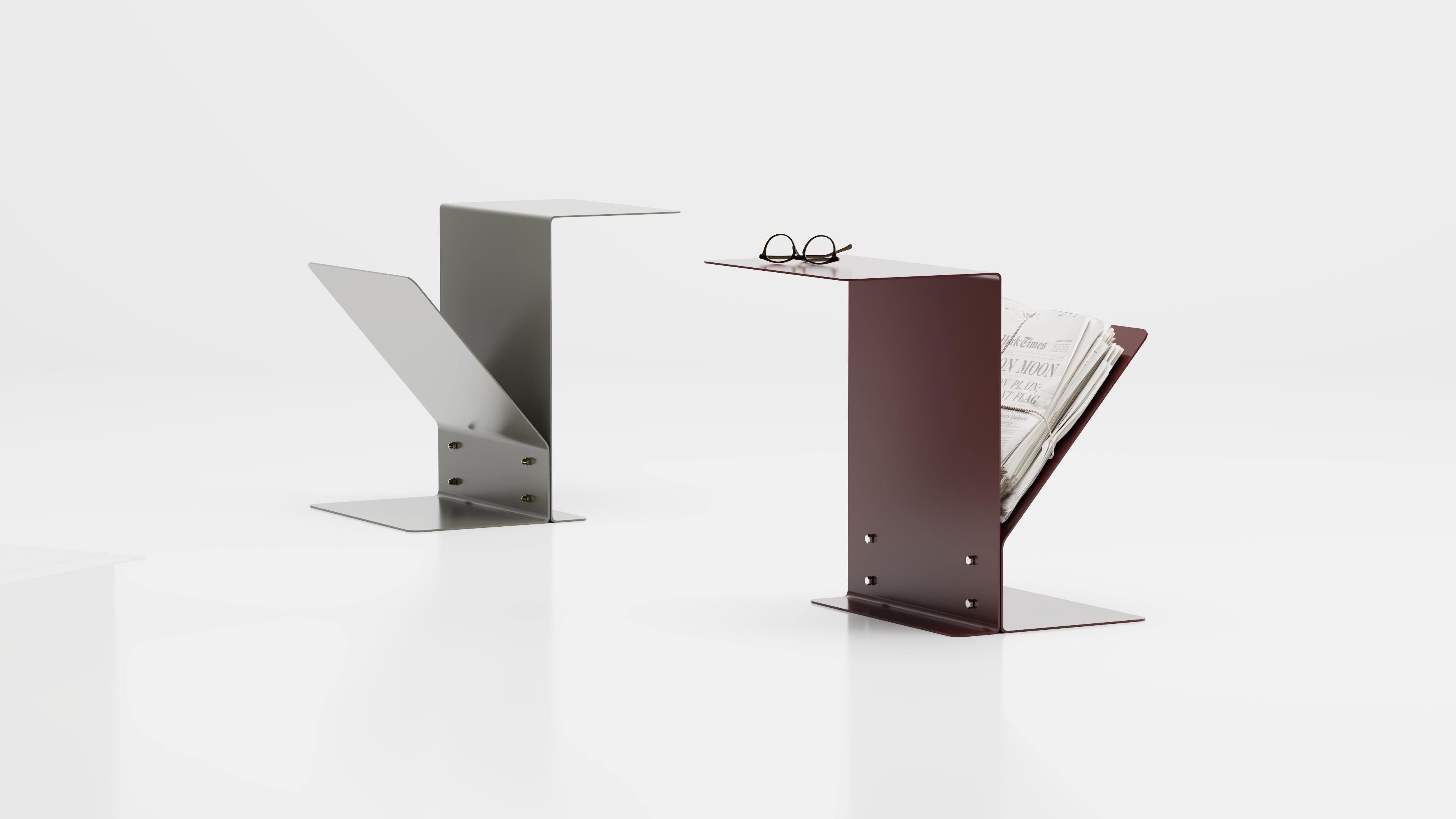 Frak is a versatile piece of furniture that can be used as a side table or a nightstand, offering a variety of functions. With customizable options in color and material, Frak can be tailored to suit individual preferences. Its industrial appearance