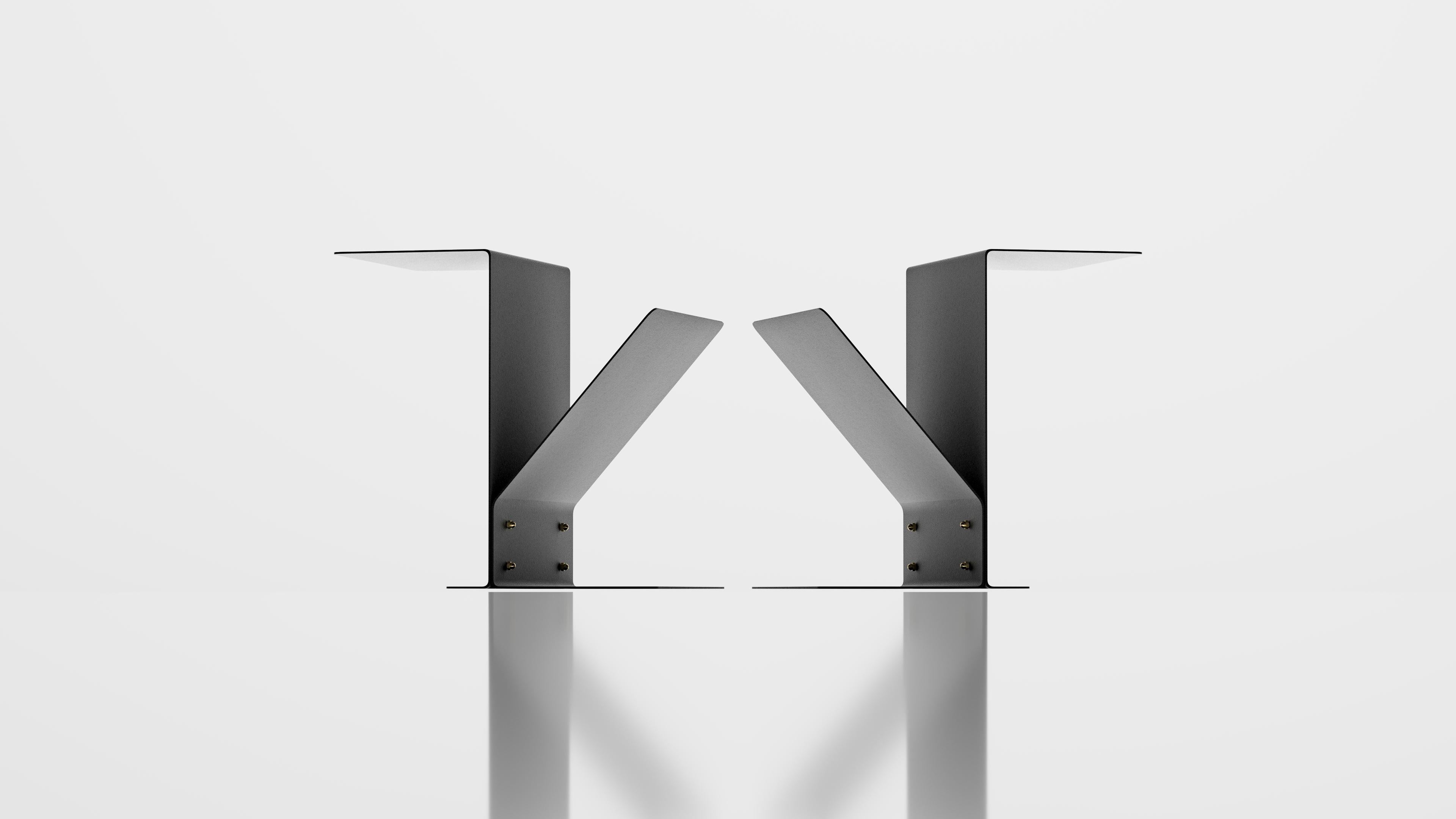 Turc Table d'appoint Frak ( gris foncé) en vente
