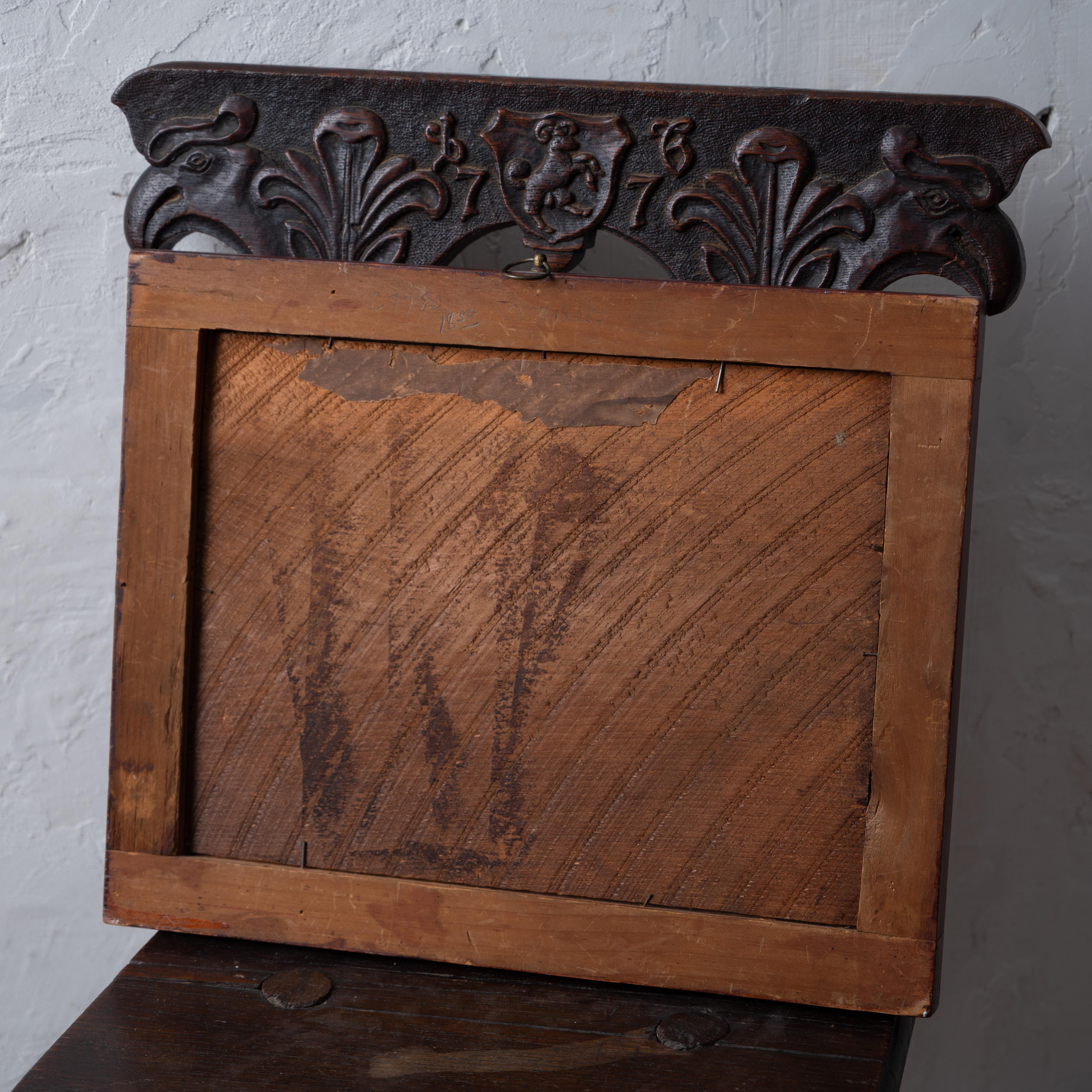 Fraktur-Geburts- und Taufschein Moses Kelchner, Northampton Co., 1834 im Angebot 6