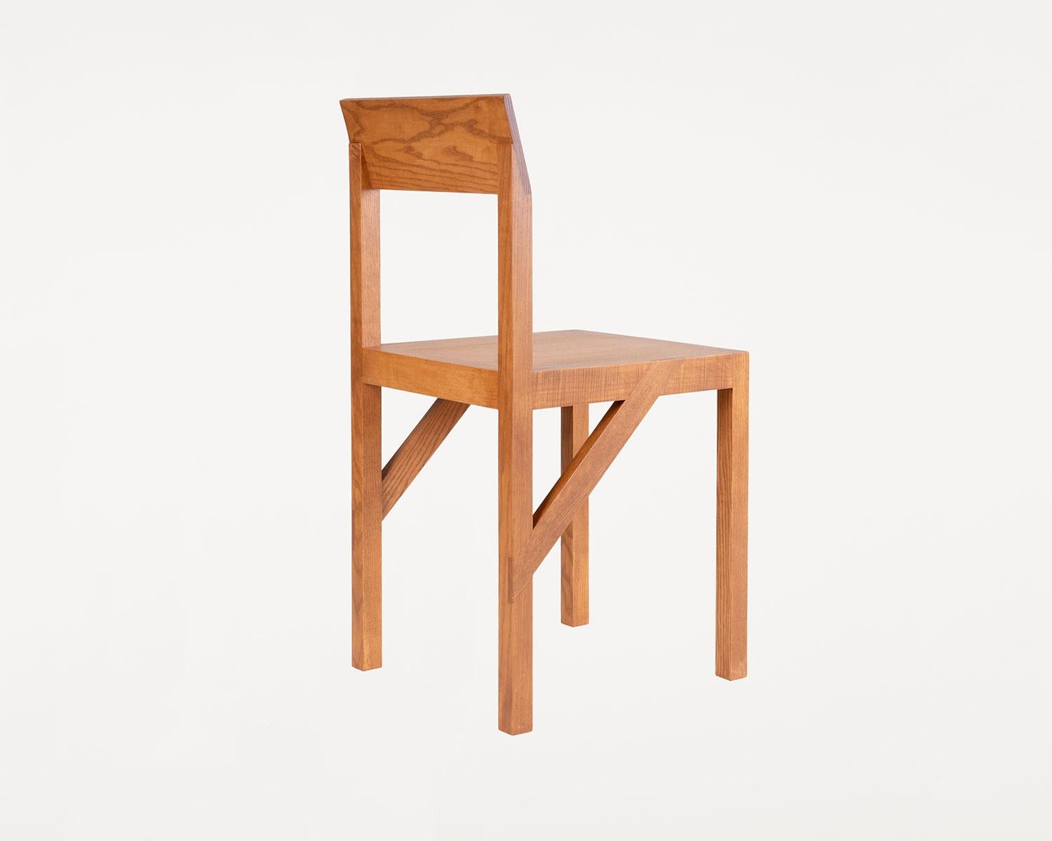 FRAMA Silla con Soporte Fresno Marrón Cálido Lituano en venta