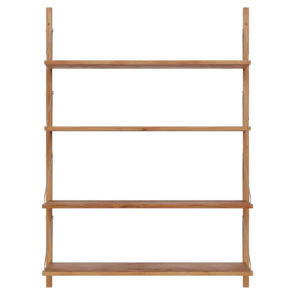 Frama Contemporary Storage Scandinavian Design Shelf Library H1852 Natural Oak For Sale at 1stDibs