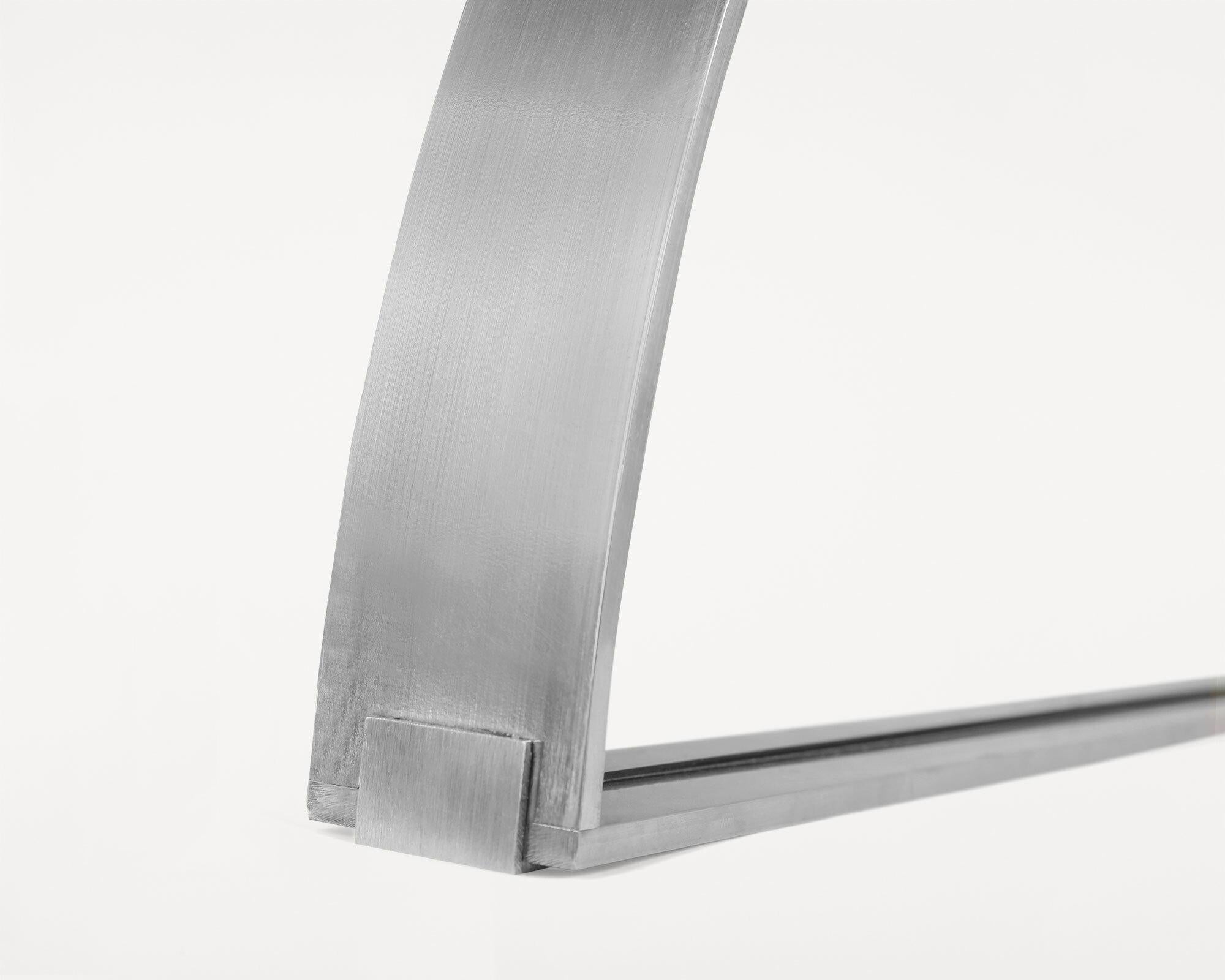 FRAMA Contemporary Scandinavian Design Aluminum Recess Mirror Small For Sale 1