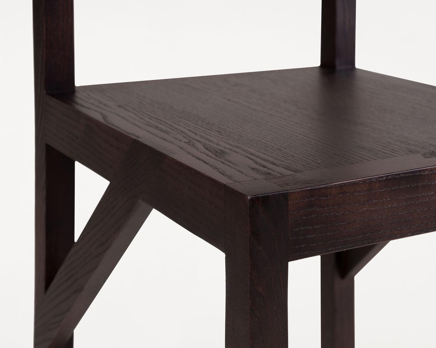 Frama Chaise à console minimaliste Frêne brun foncé Neuf - En vente à Copenhagen, DK