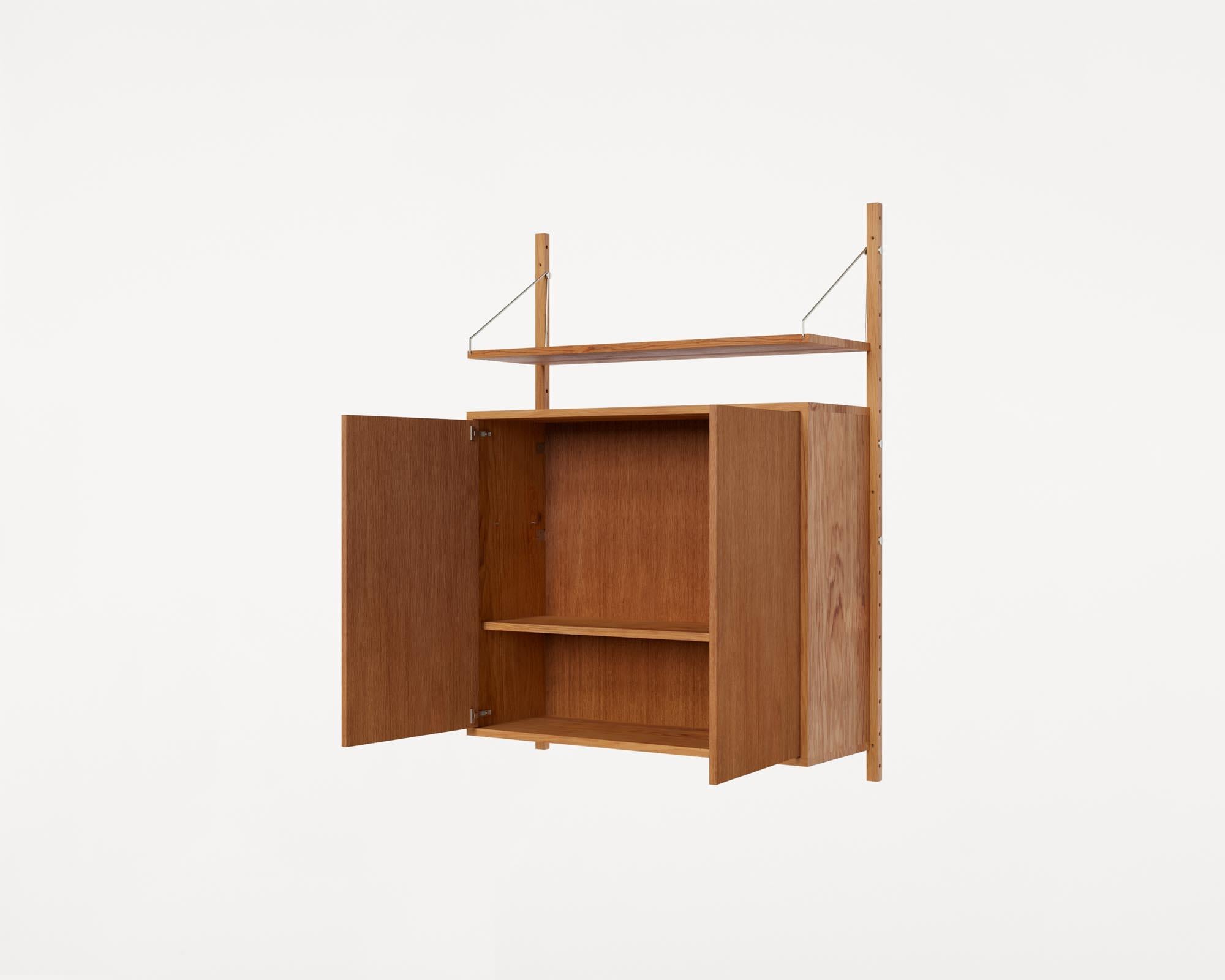 Contemporary FRAMA Shelf Library Section M Cabinet in Natural H1148 by Kim Richardt For Sale