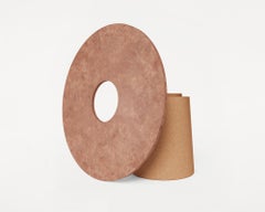 FRAMA Sintra Dining Table in Cork Base & Red Limestone by Nicholai Wiig Hansen