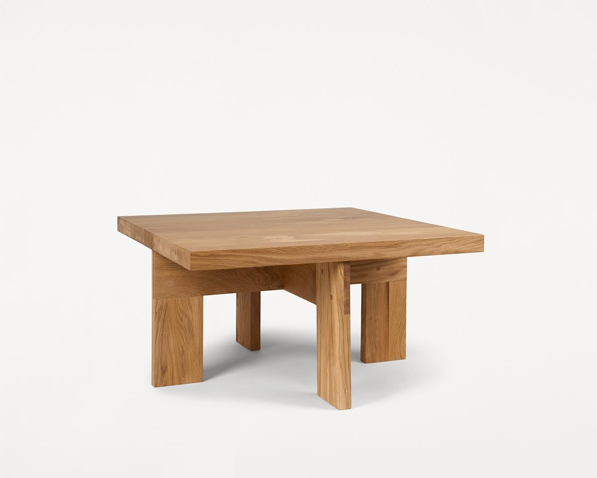 square scandinavian coffee table
