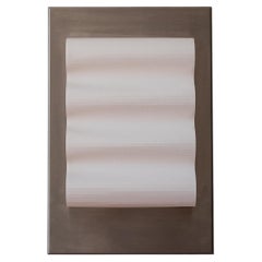 Wandleuchte Brut M mit Rahmen aus Aluminium von Violaine d'Harcourt