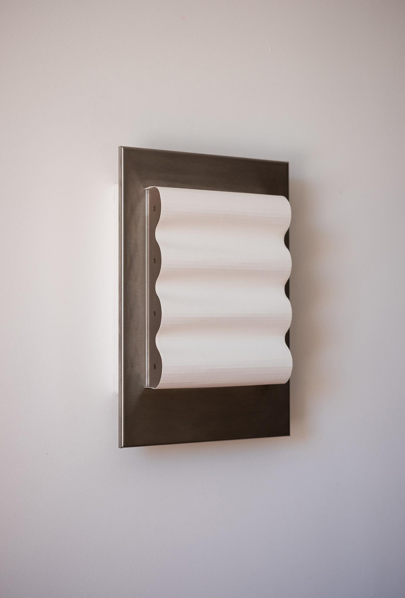 Lámpara de pared Frame Alu Brut S de Violaine d'Harcourt Portugués en venta
