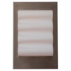 Wandleuchte Brut S mit Rahmen aus Aluminium von Violaine d'Harcourt