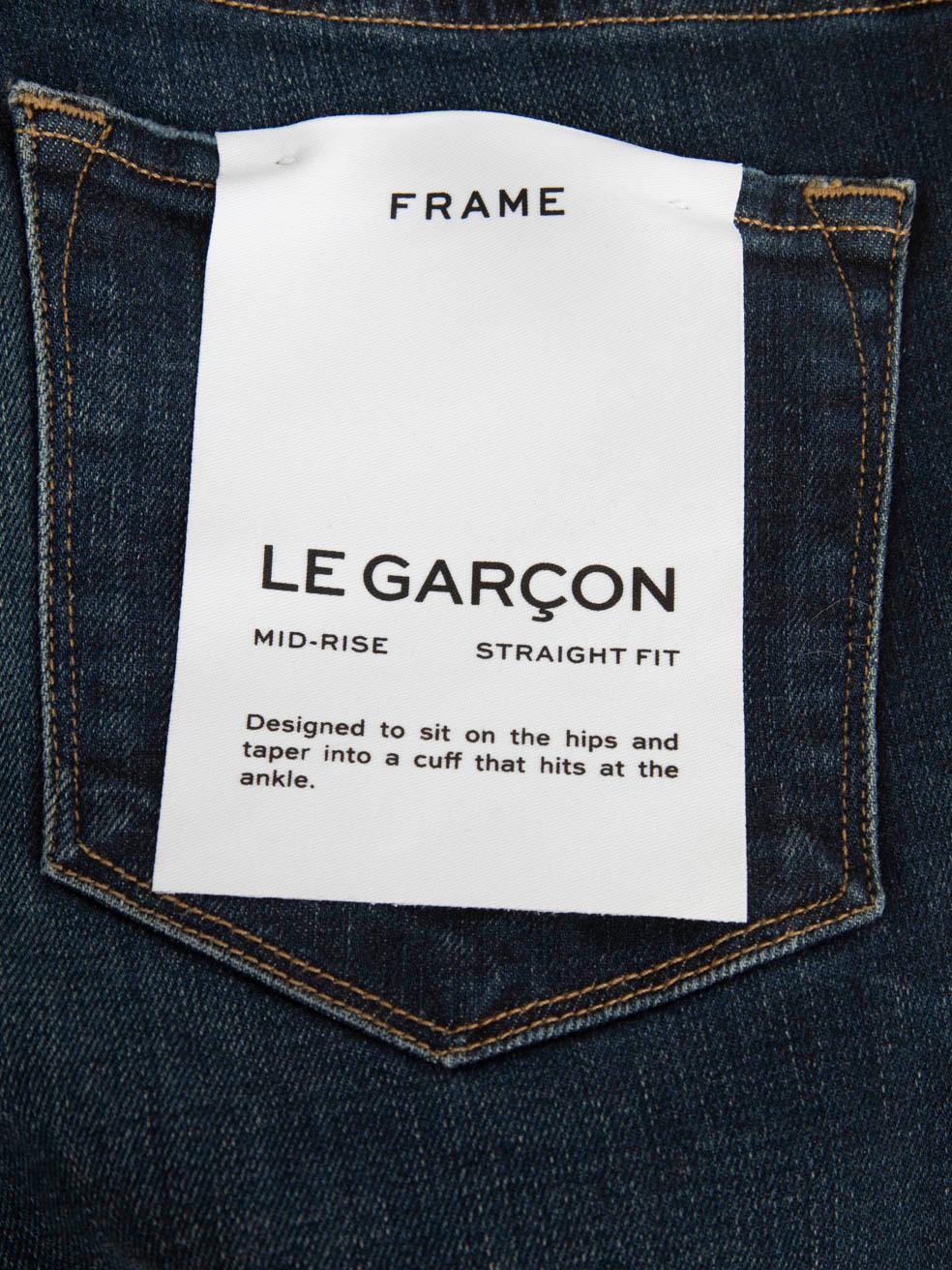 FRAME Jean Le Gar√ßon en denim bleu vieilli Taille S Neuf - En vente à London, GB
