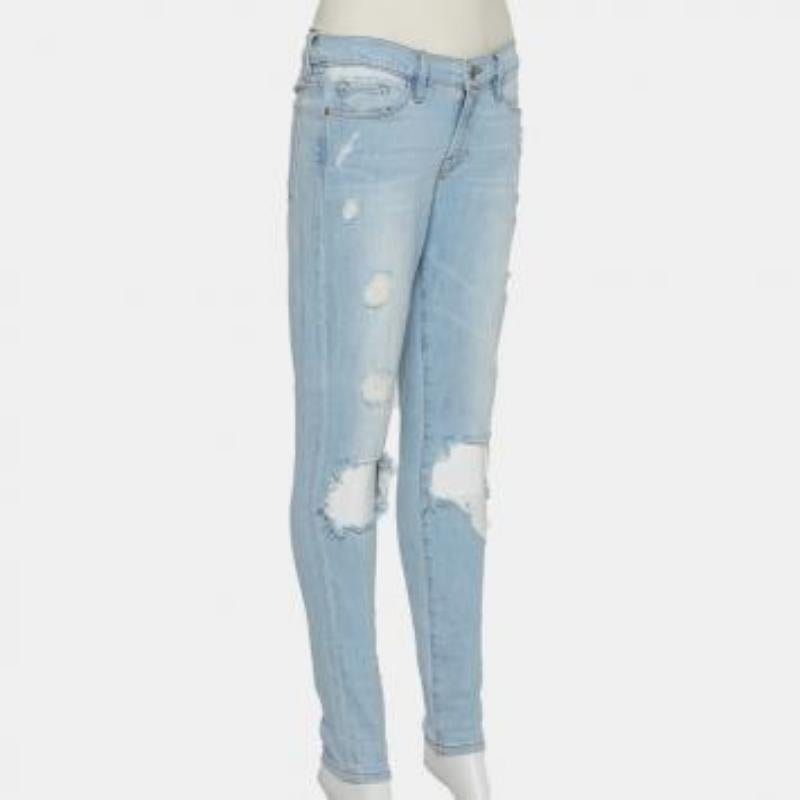 Frame Blue Denim Le Skinny de Jeanne Nowita Jeans M For Sale 3