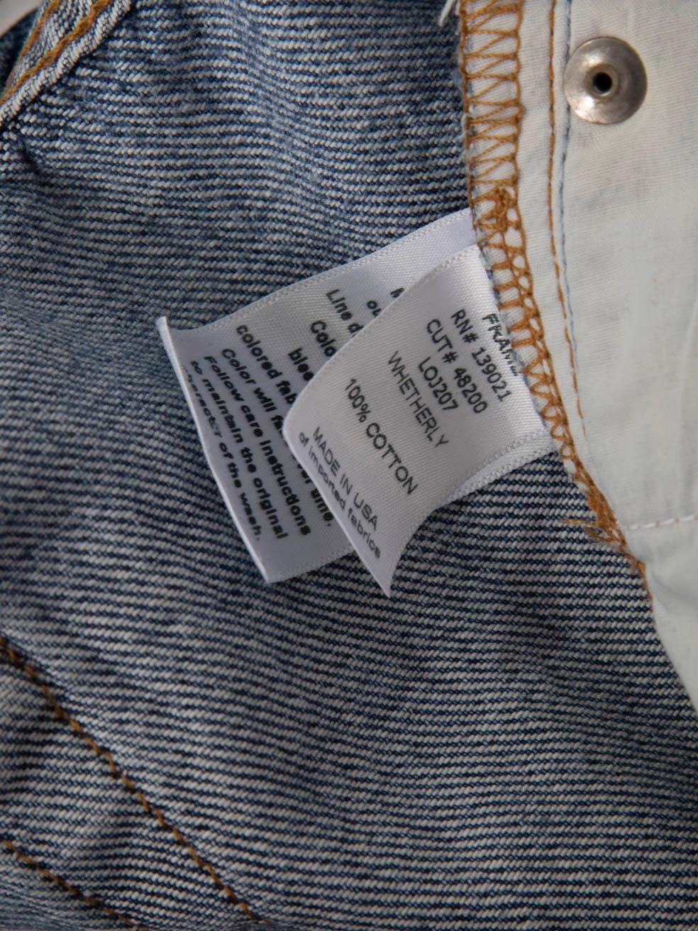 Vaqueros de cintura alta azules FRAME Talla S en venta 1