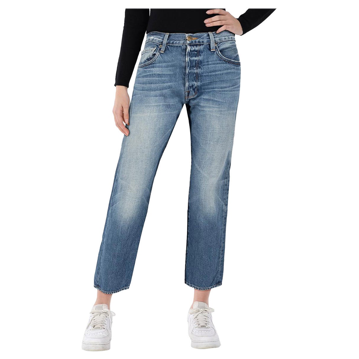 Vaqueros de cintura alta azules FRAME Talla S