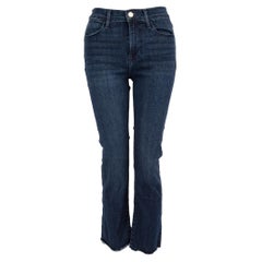 FRAME Blue Le High Straight Denim Jeans Size M