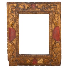 Frame. Carved and gilded wood. Spanish school, 17th century.