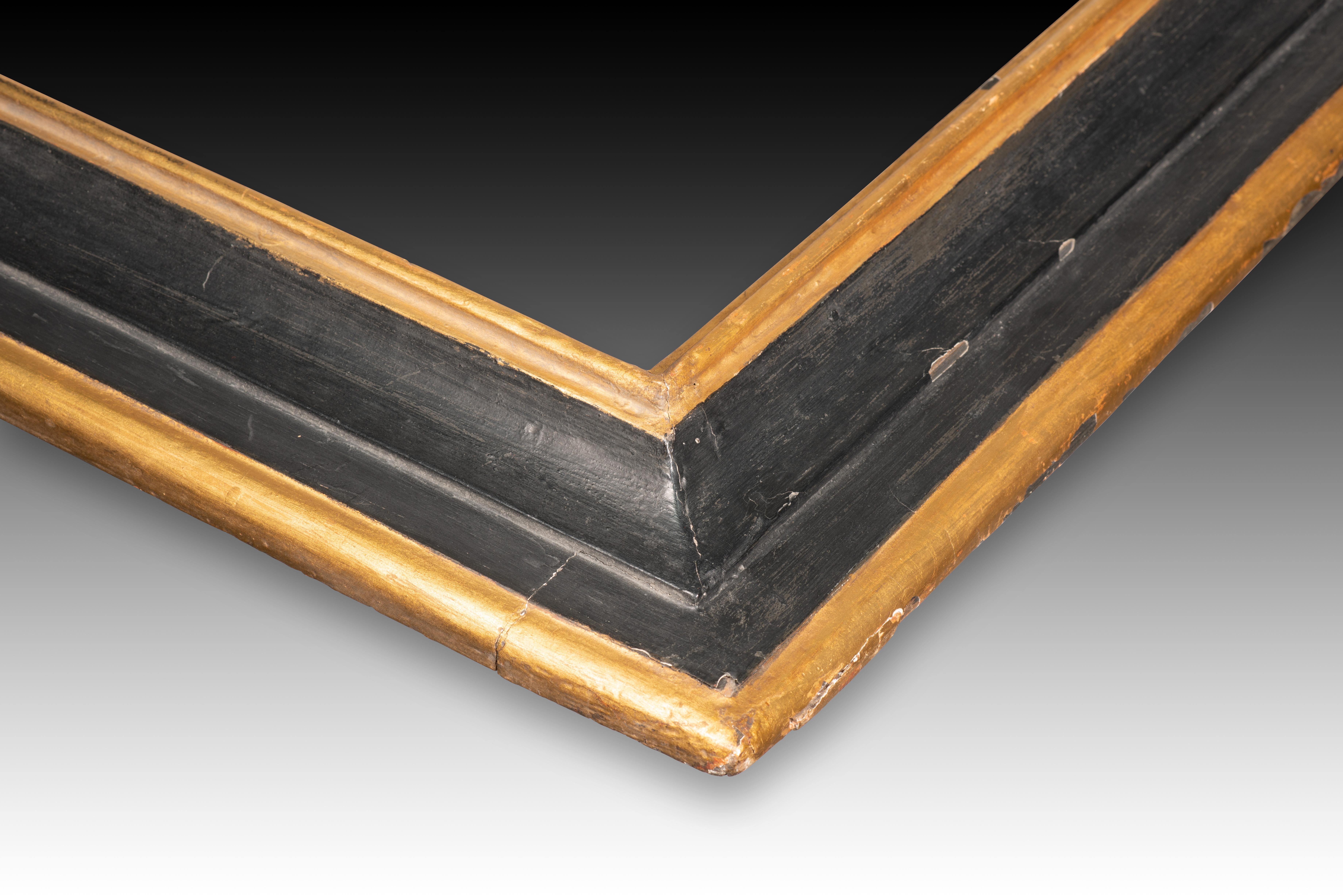 Other Frame. Carved, polychrome and gilded wood. 18th century.