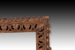Rahmen. Geschnitztes Holz. 18. Jahrhundert.